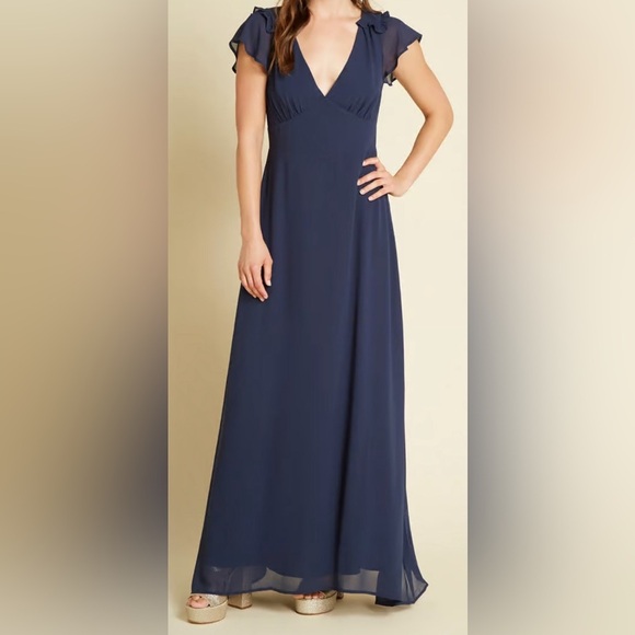 ModCloth You’re Flowing Places Maxi Dress - NWT - Size 0 - Picture 1 of 12